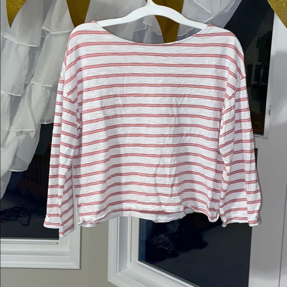 long sleeve crop short shirt